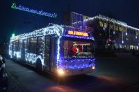Общественный транспорт Гомеля в новогоднюю ночь с 31.12.2023 на 01.01.2024 будет работать до 5 часов утра