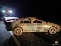 Гомельчанин (18 лет) напился, угнал машину и перевернулся