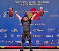 Гомельчанин Евгений Тихонцов завоевал золотую медаль чемпионата Европы по тяжелой атлетике!