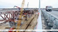 Под Речицей начали ремонт моста через Днепр