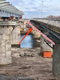 Пьяный мужчина упал с моста через Сож в Ветке 3 ноября и остался жив