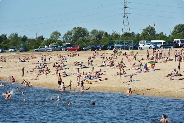 Роповский пляж в Гомеле.