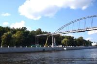 В Гомеле активно идёт капитальный ремонт пешеходного моста через Сож В Гомеле активно идёт капитальный ремонт пешеходного моста через Сож