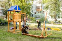 В Гомеле в Центральном районе появилась новая детская площадка