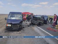 В Гомельском районе (аг. Урицкое) в результате столкновения травмирован водитель